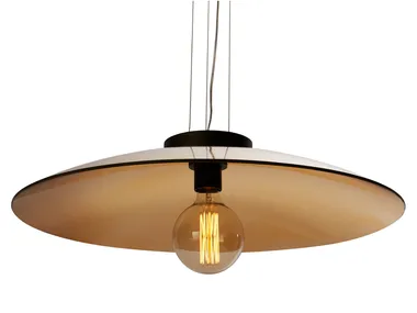 ZENITH - Handmade Thermoformed glass pendant lamp _ RADAR INTERIOR